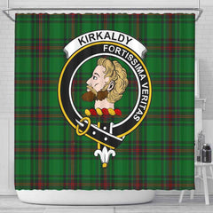 Kirkaldy Tartan Crest Shower Curtain