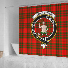 Livingstone Tartan Crest Shower Curtain