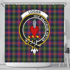 Logan Tartan Crest Shower Curtain