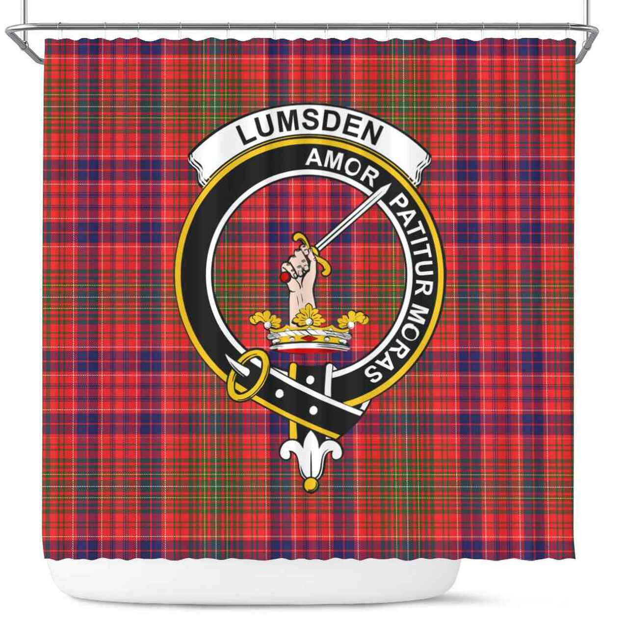 Lumsden Tartan Crest Shower Curtain