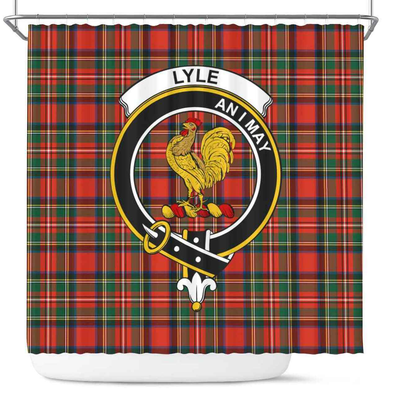 Lyle Tartan Crest Shower Curtain