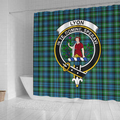 Lyon Tartan Crest Shower Curtain