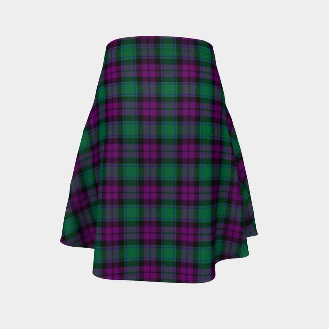 MacArthur - Milton Tartan Flared Skirt