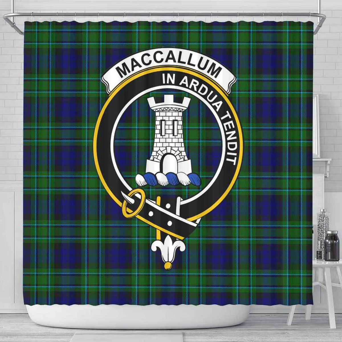 MacCallum Tartan Crest Shower Curtain