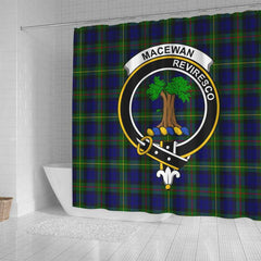 MacEwen Tartan Crest Shower Curtain