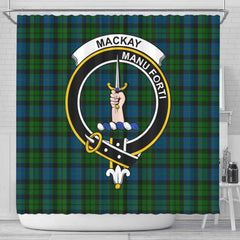 MacKay Tartan Crest Shower Curtain