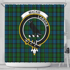 MacKie Tartan Crest Shower Curtain