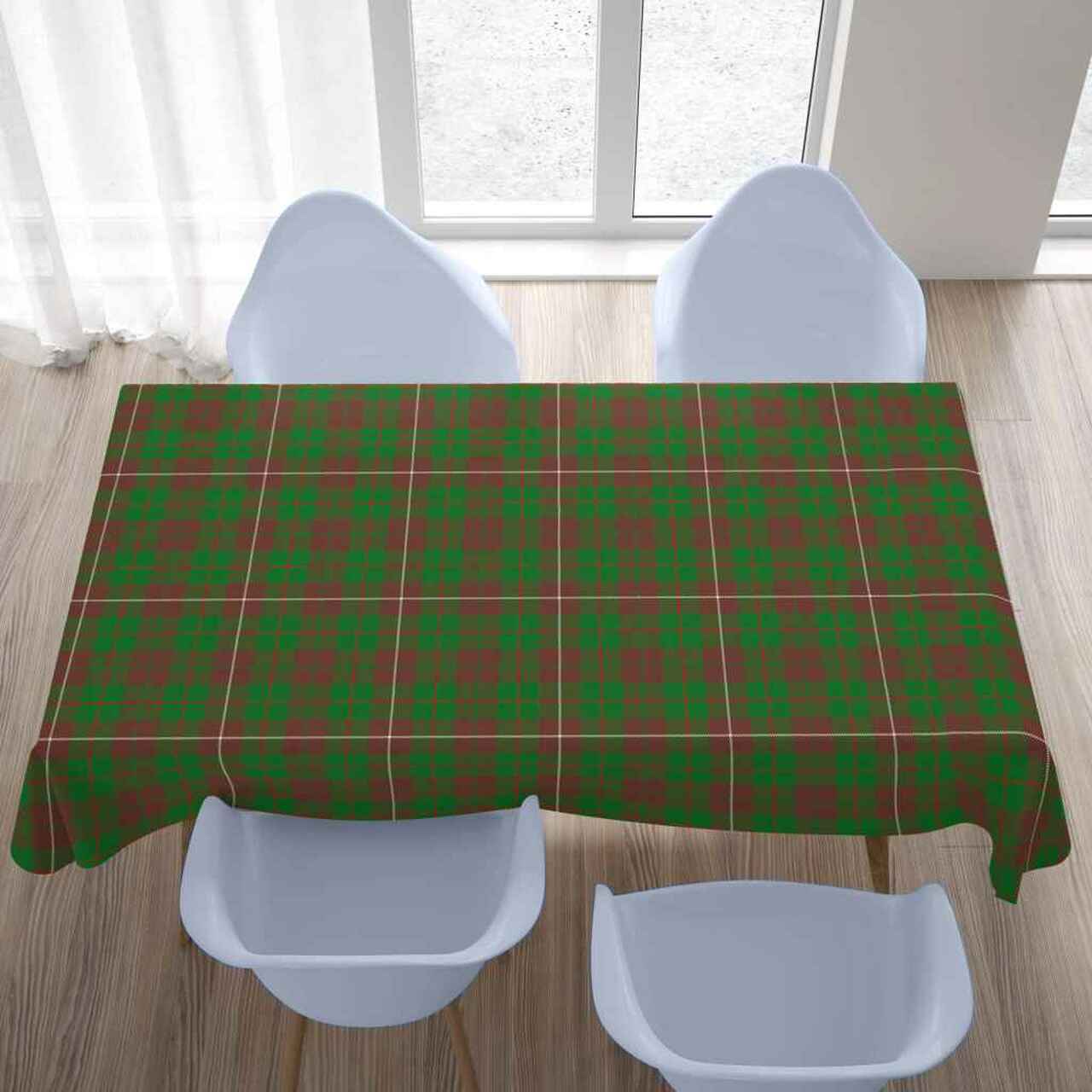 MacKinnon Hunting Modern Tartan Tablecloth