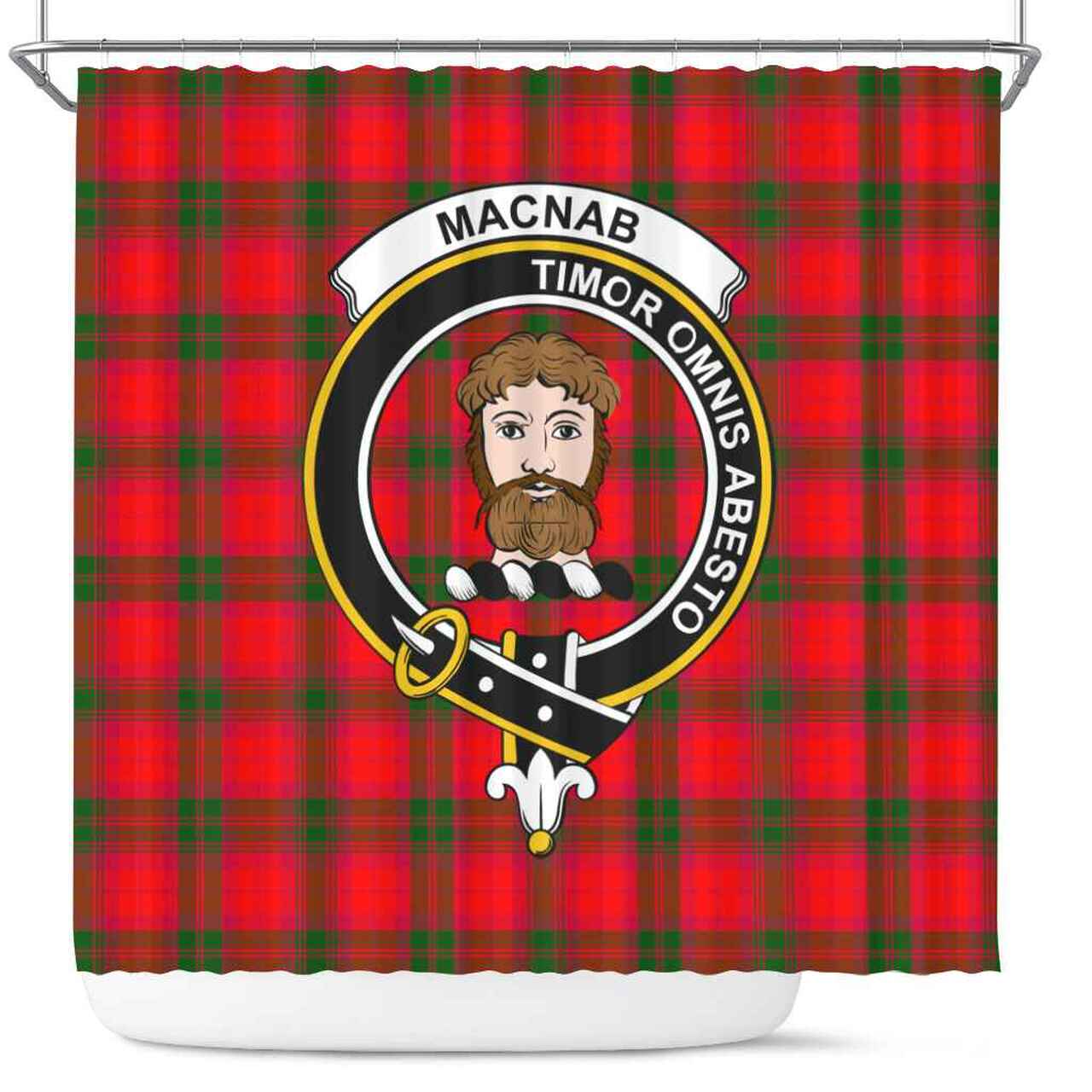 MacNab Tartan Crest Shower Curtain