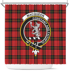 MacQueen Tartan Crest Shower Curtain