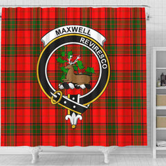 Maxwell Tartan Crest Shower Curtain