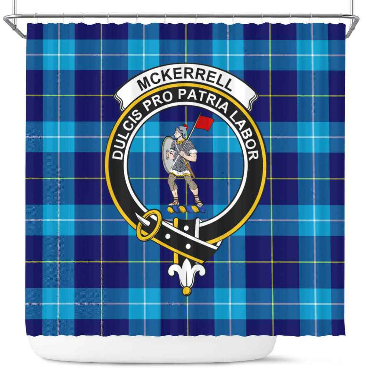 McKerrell Tartan Crest Shower Curtain