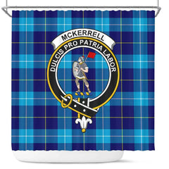 McKerrell Tartan Crest Shower Curtain