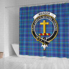 Mercer Tartan Crest Shower Curtain