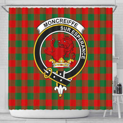 Moncrieffe Tartan Crest Shower Curtain