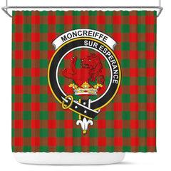 Moncrieffe Tartan Crest Shower Curtain