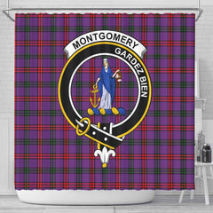 Montgomery Tartan Crest Shower Curtain