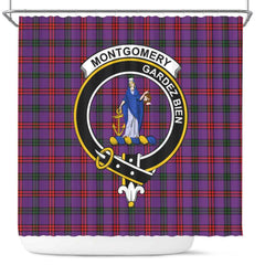 Montgomery Tartan Crest Shower Curtain