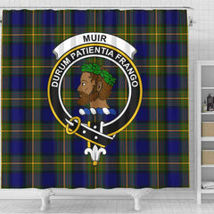 Muir Tartan Crest Shower Curtain