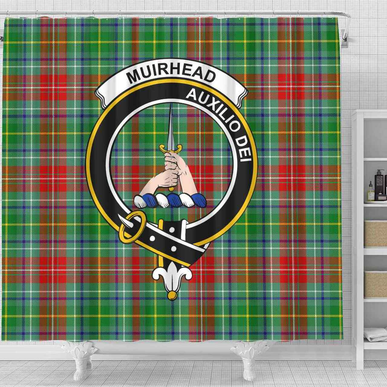 Muirhead Tartan Crest Shower Curtain