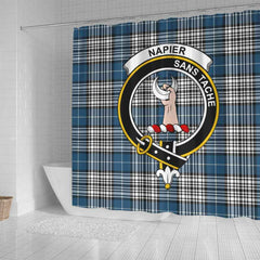 Napier Tartan Crest Shower Curtain