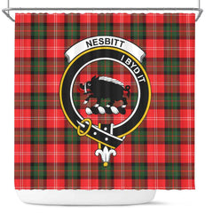 Nesbitt Tartan Crest Shower Curtain