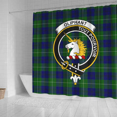 Oliphant Tartan Crest Shower Curtain