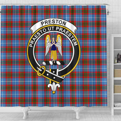 Preston Tartan Crest Shower Curtain