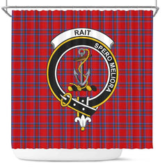 Rait Tartan Crest Shower Curtain