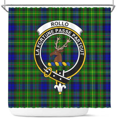 Rollo Tartan Crest Shower Curtain