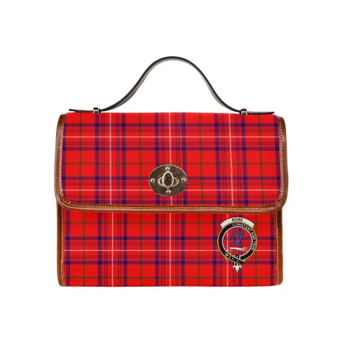 Rose Tartan Canvas Bag