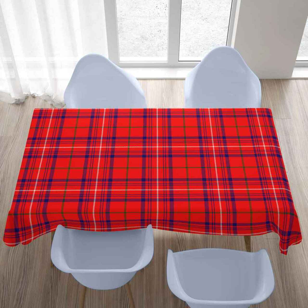 Rose Modern Tartan Tablecloth