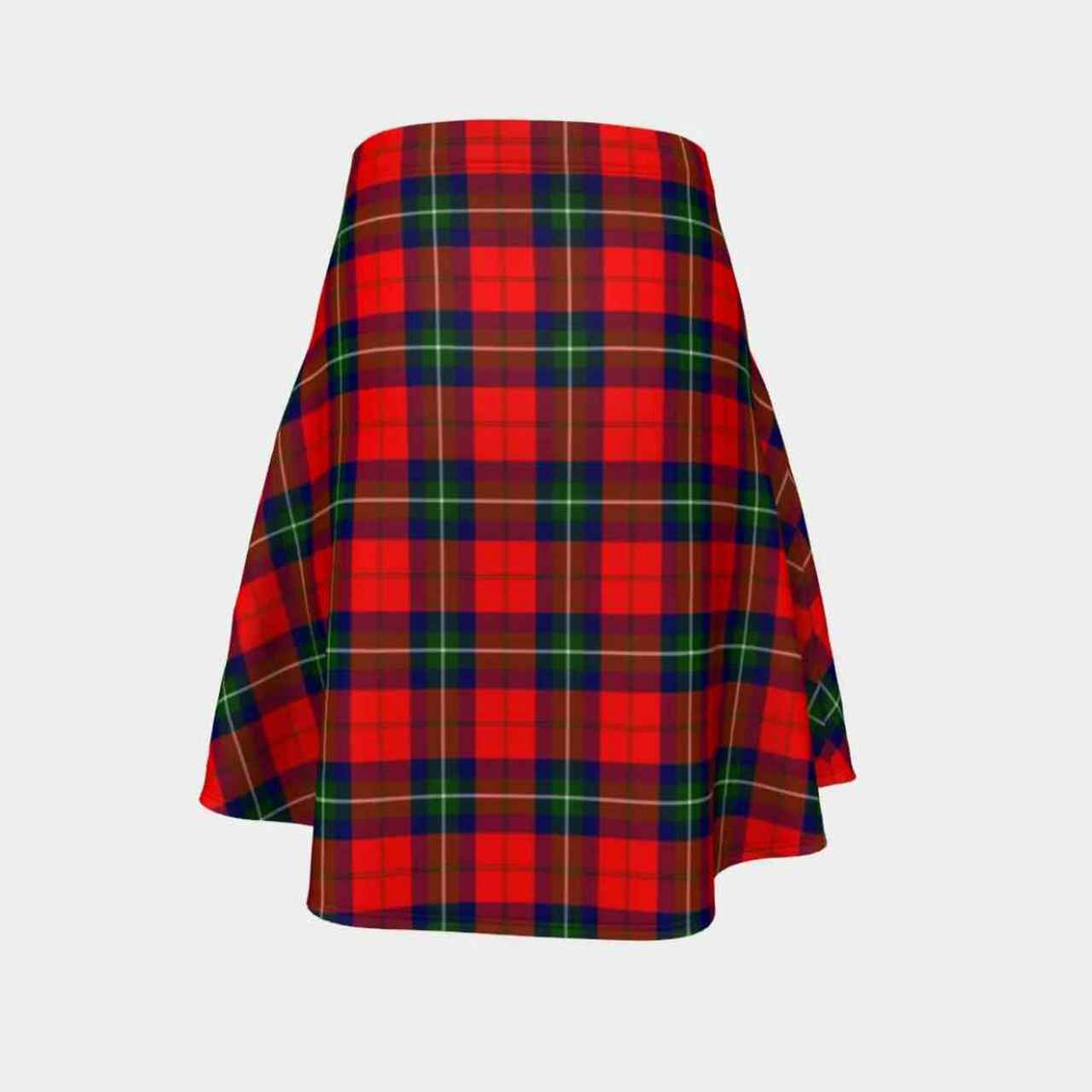 Ruthven Modern Tartan Flared Skirt