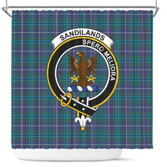 Sandilands Tartan Crest Shower Curtain