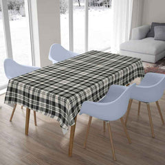 Scott Black & White Ancient Tartan Tablecloth