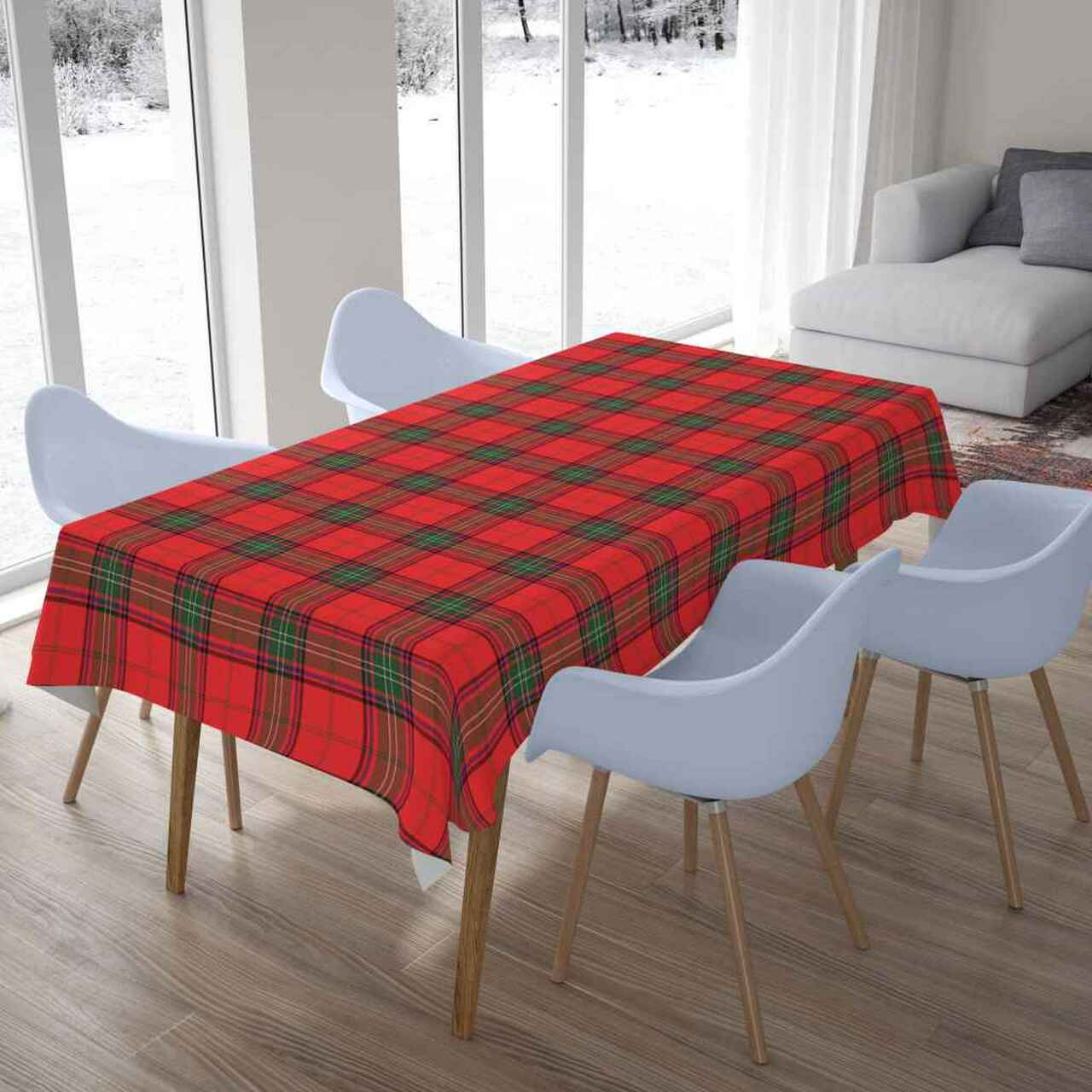 Seton Hunting Modern Tartan Tablecloth