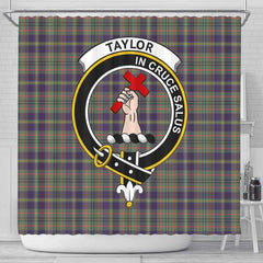 Taylor Tartan Crest Shower Curtain