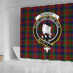 Tennant Tartan Crest Shower Curtain