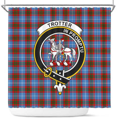 Trotter Tartan Crest Shower Curtain