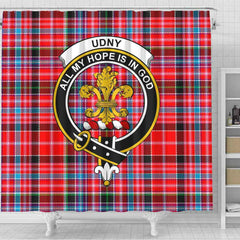 Udny Tartan Crest Shower Curtain