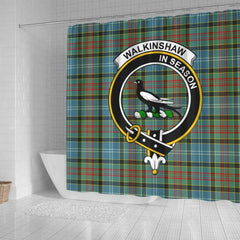 Walkinshaw Tartan Crest Shower Curtain