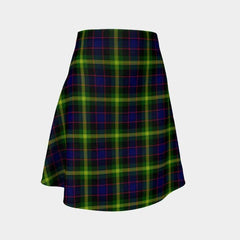 Watson Modern Tartan Flared Skirt