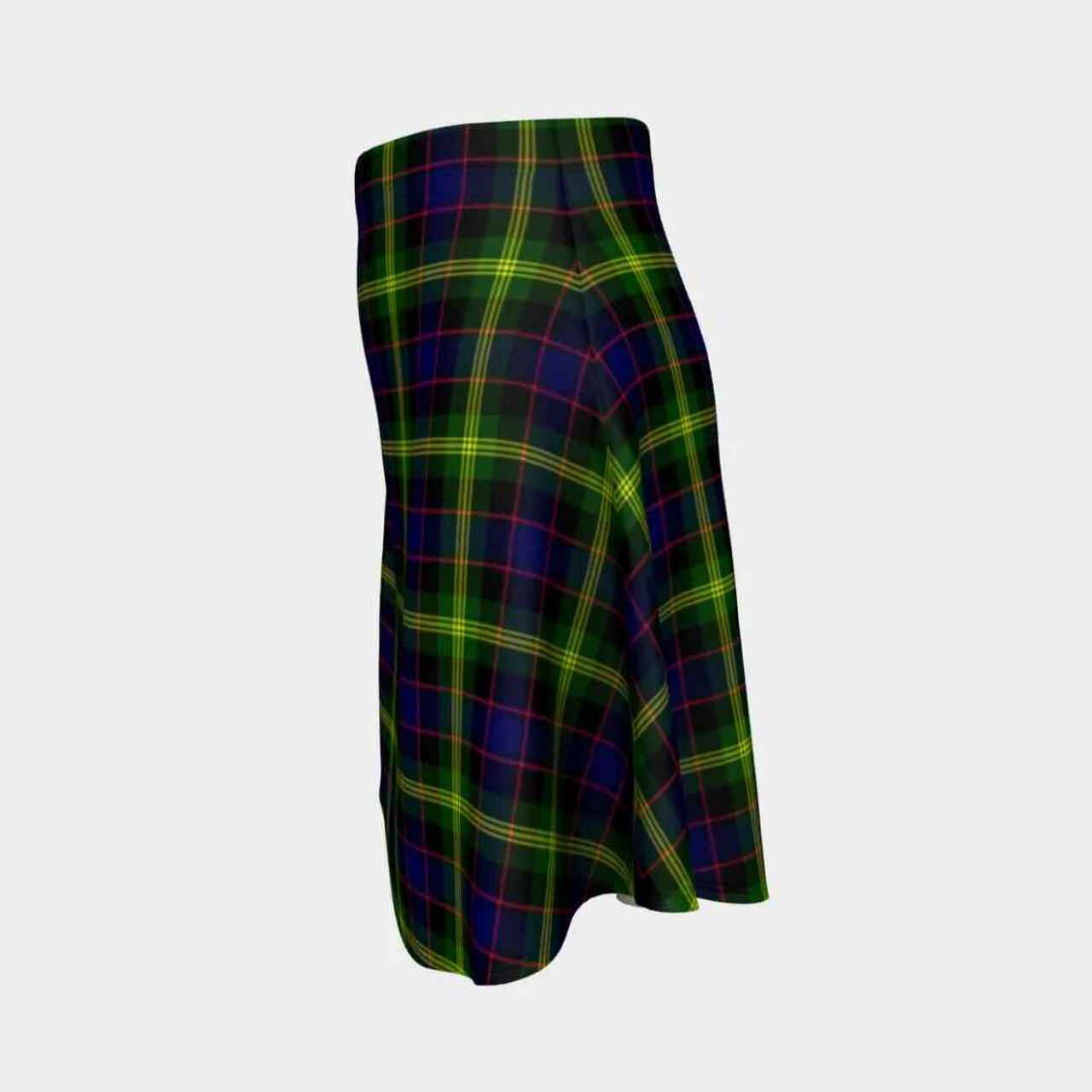 Watson Modern Tartan Flared Skirt