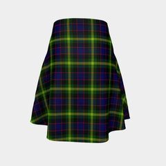 Watson Modern Tartan Flared Skirt