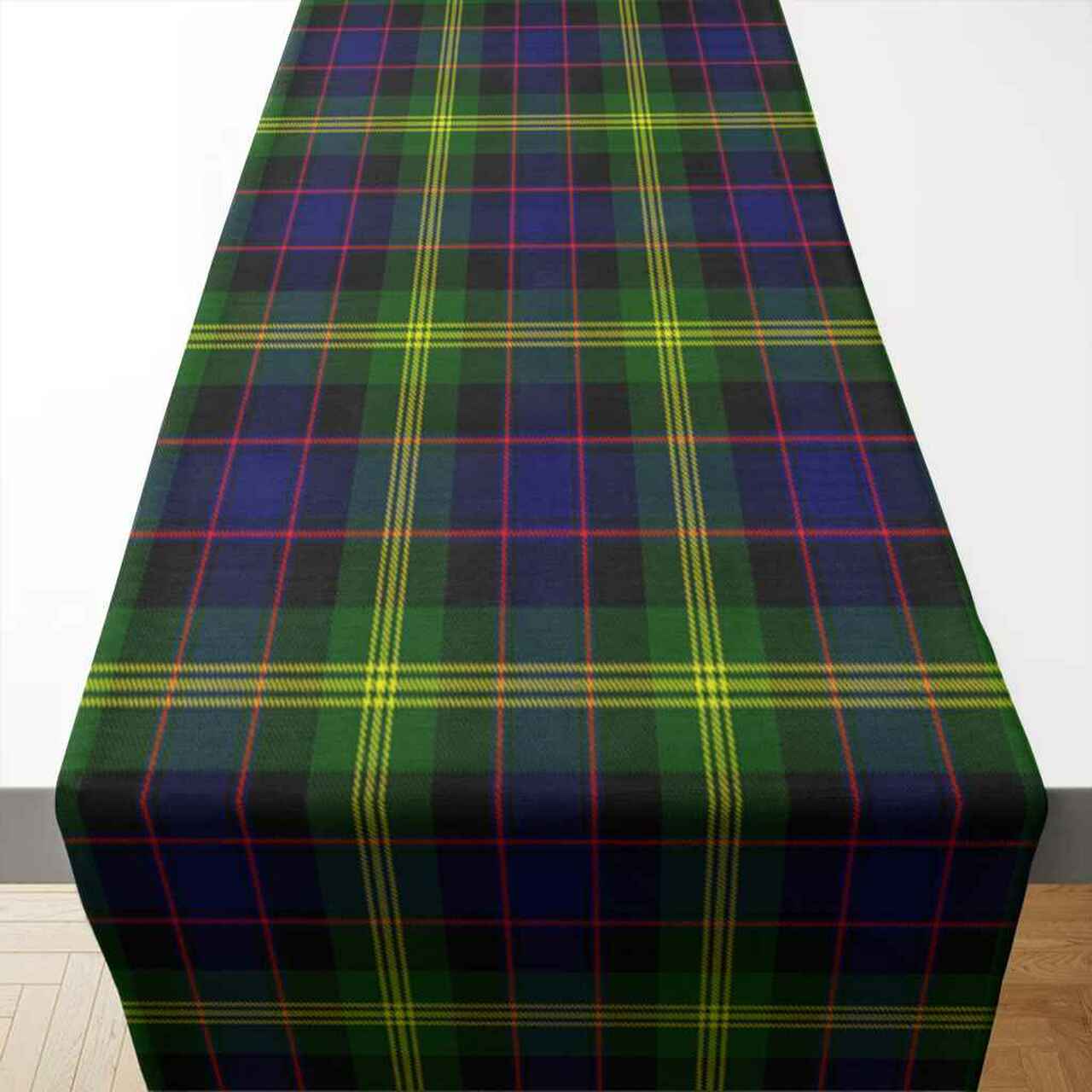 Watson Modern Tartan Table Runner - Cotton table runner