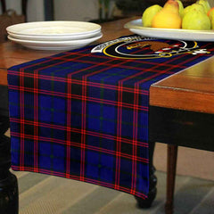 Wedderburn Tartan Crest Table Runner - Cotton table runner