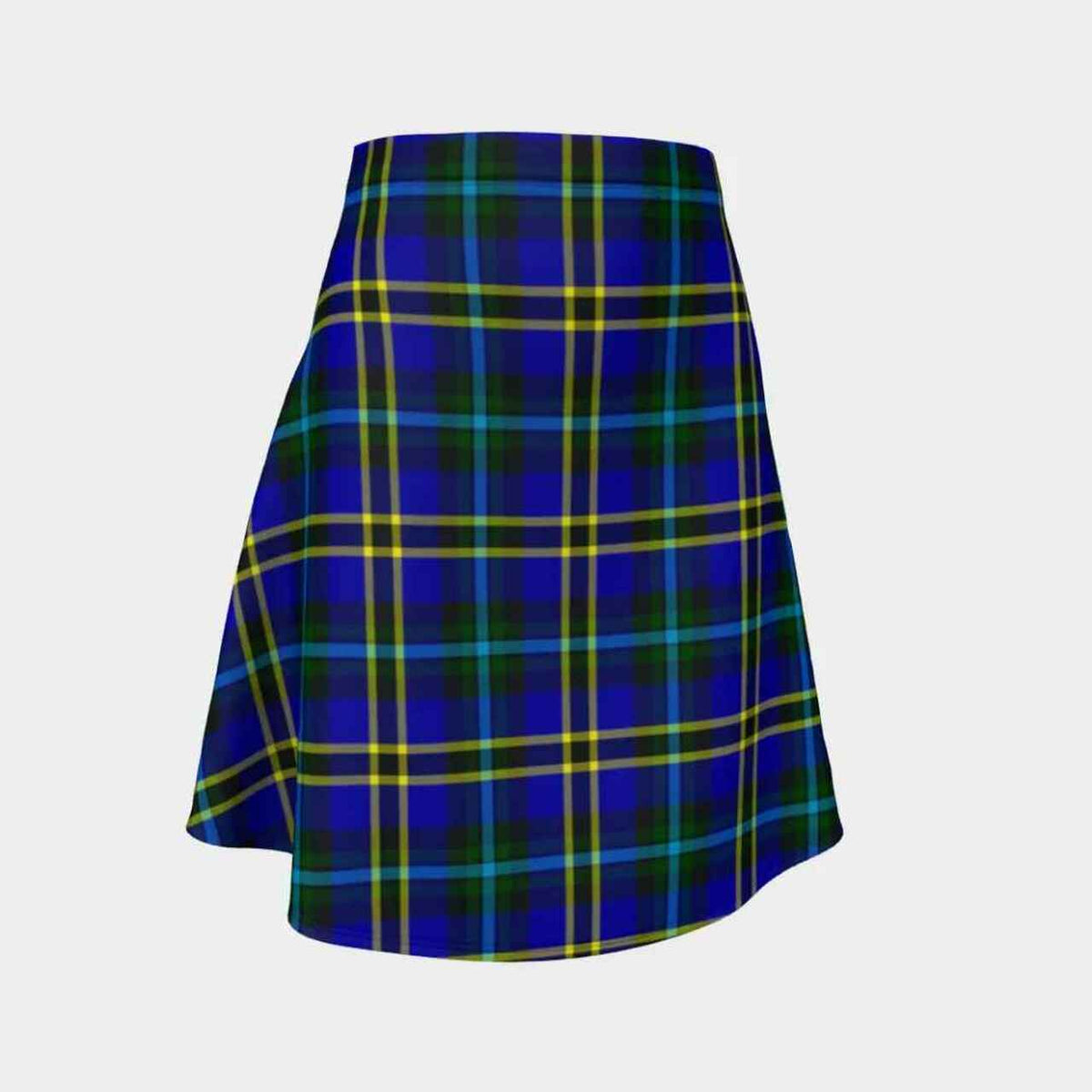 Weir Modern Tartan Flared Skirt