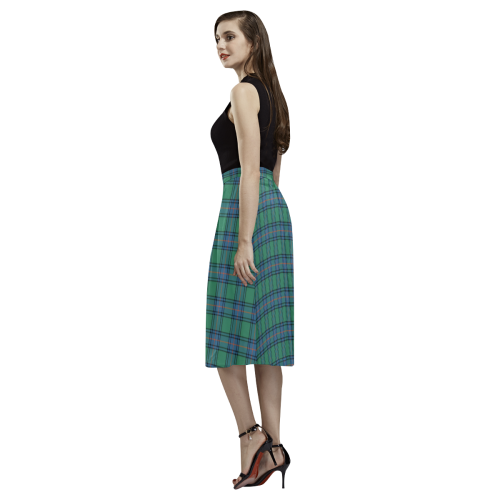 Shaw Ancient Tartan Aoede Crepe Skirt