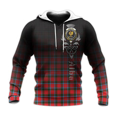 Sinclair Modern Tartan Hoodie - Alba Celtic Style