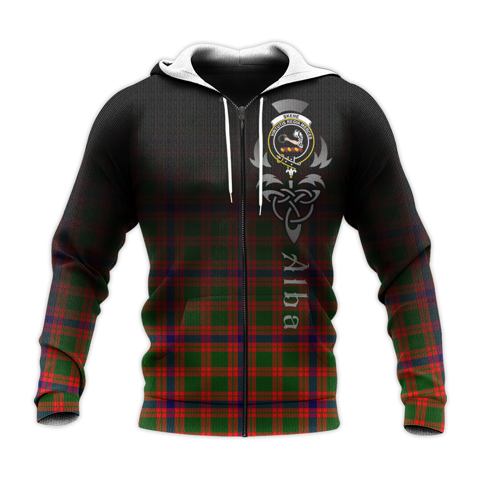 Skene Modern Tartan Hoodie - Alba Celtic Style